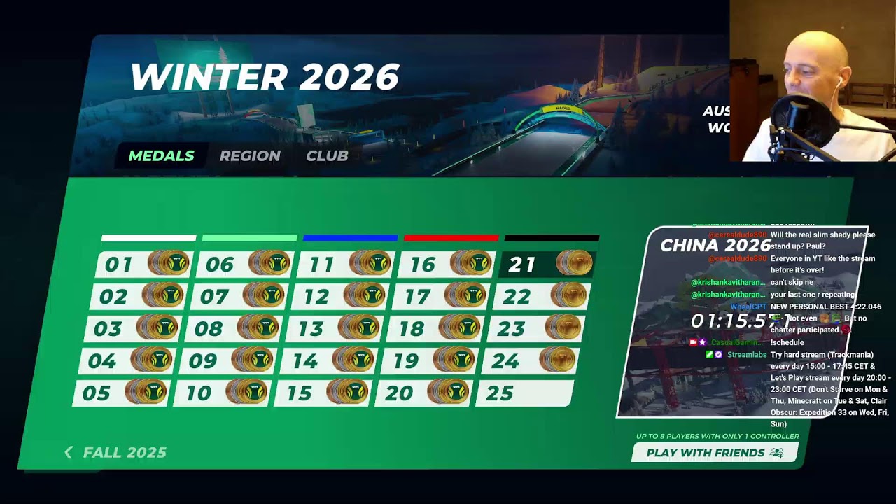 Trackmania Winter 2026 Gold Medal Discovery (for now) on track 24 and above