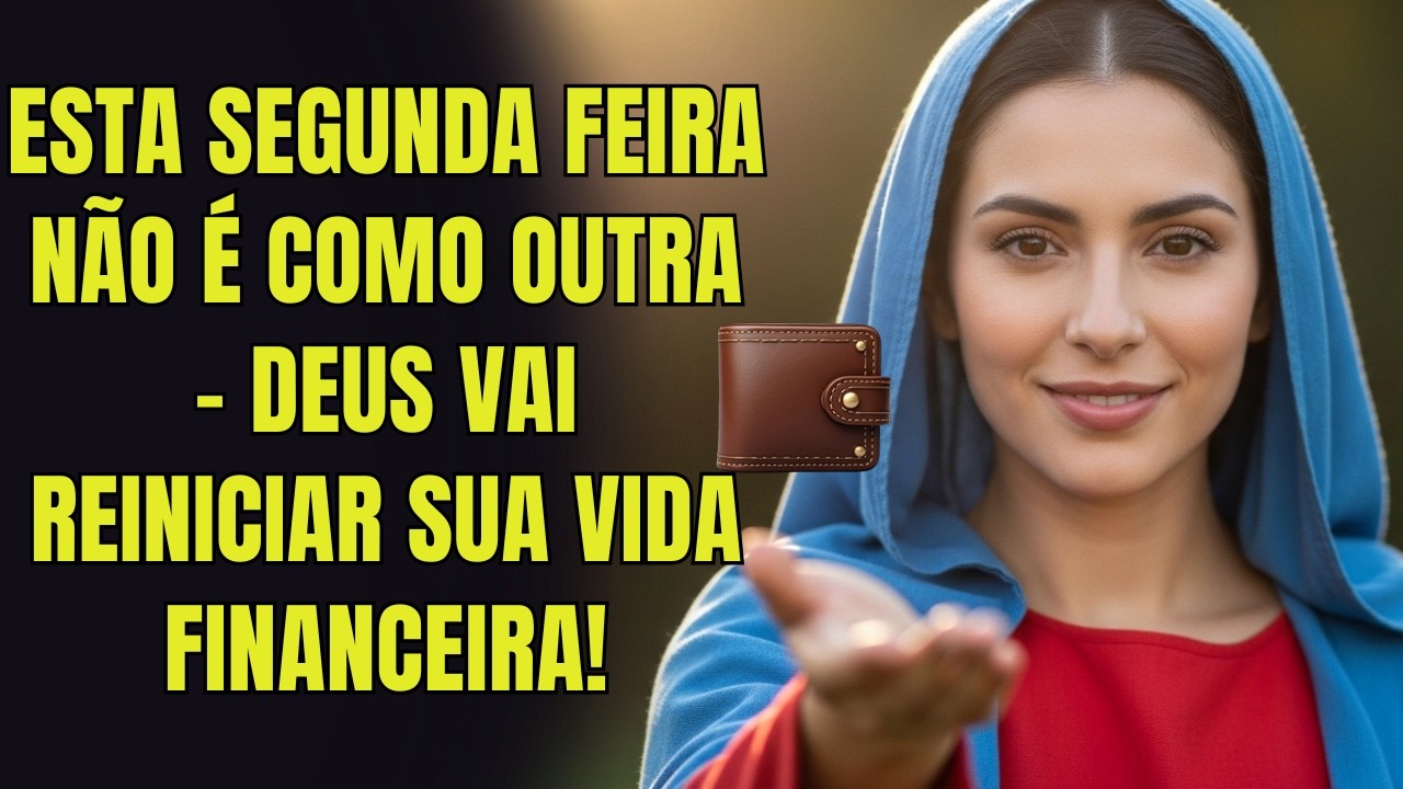 A VIRGEM MARIA AVISA: ESTA SEGUNDA FEIRA NÃO É COMO OUTRA - DEUS VAI REINICIAR SUA VIDA FINANCEIRA!