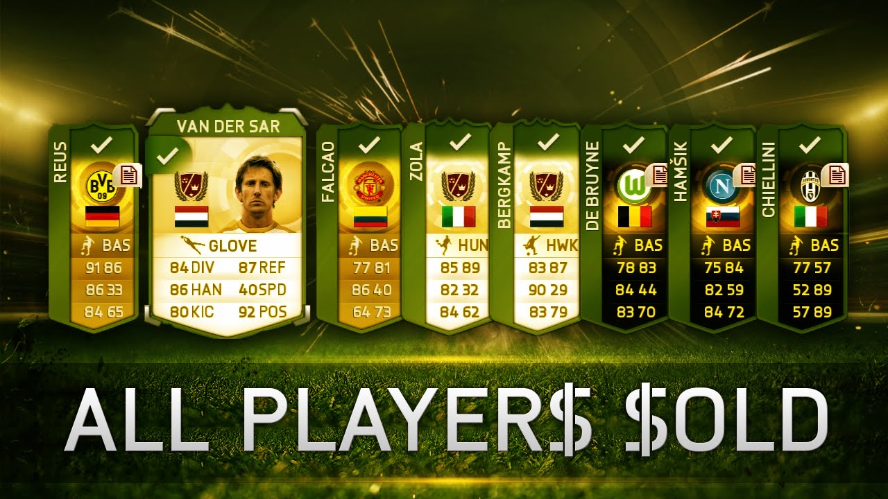 ALL PLAYERS IN CLUB SOLD FIFA 15 ULTIMATE TEAM