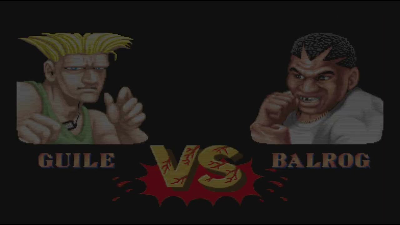 Street Fighter 30th Anniversary guile vs balrog final raun