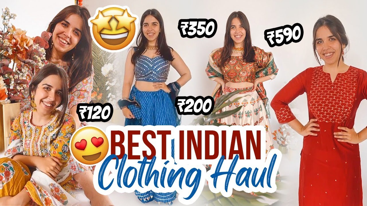 *HUGEEE* Udaipur Shopping Haul Part 2 - Clothing! Lehengas, Blouses, Kurtis, Sharara Suits| Heli Ved