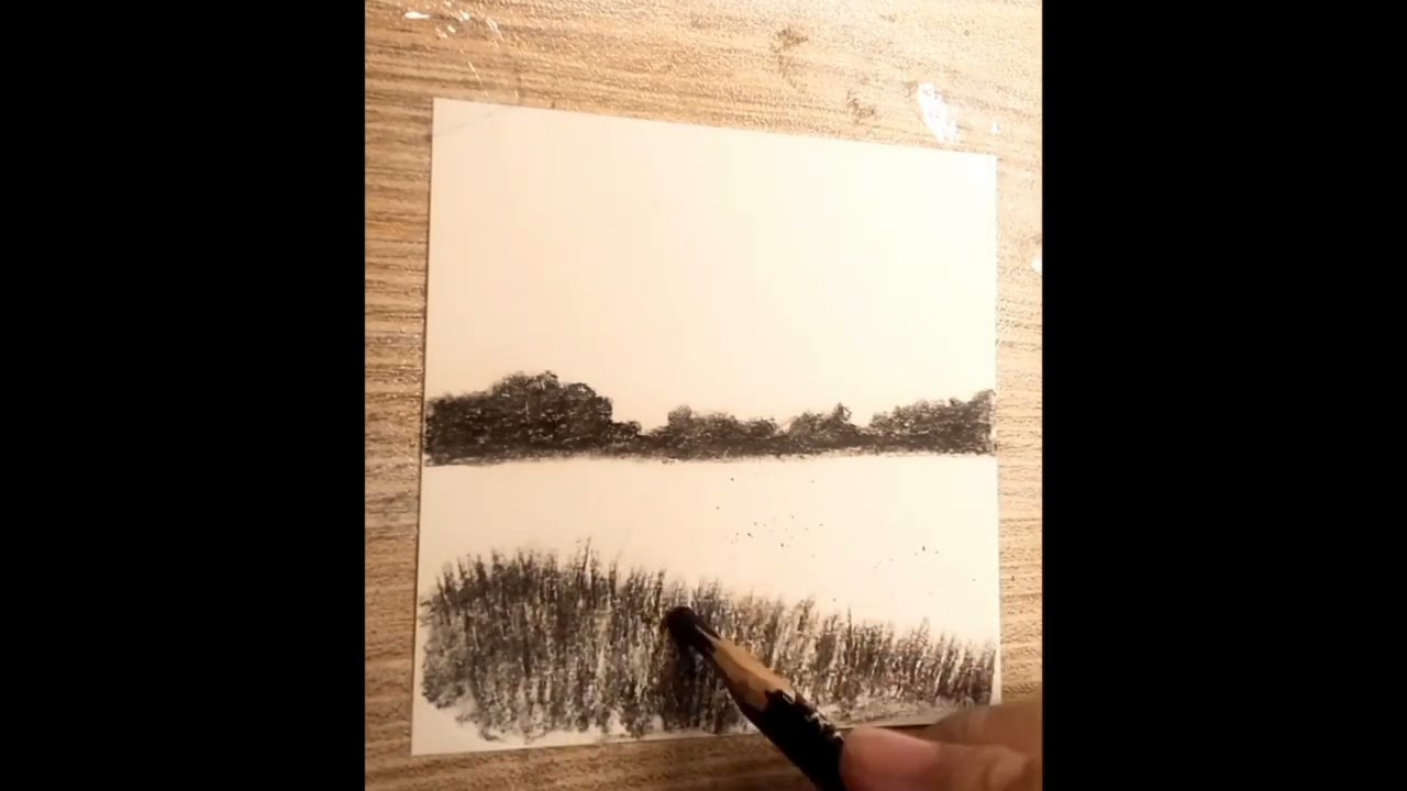 Serene Lake Charcoal Drawing 🌲 #ArtisticCreation #NatureInspiration #CharcoalArt #charcoadrawing