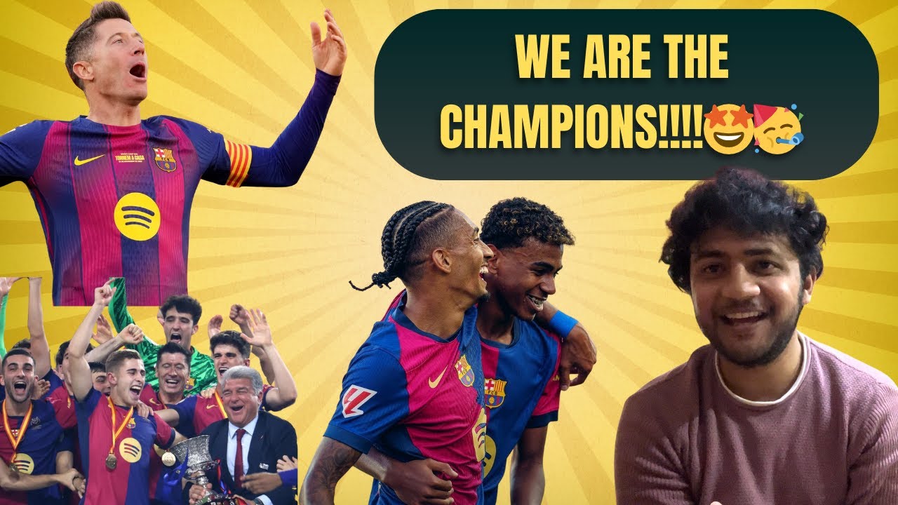 EL CLÁSICO MEIN TROPHY! 😈 Barcelona HUMBLE Real Madrid 🔥🏆