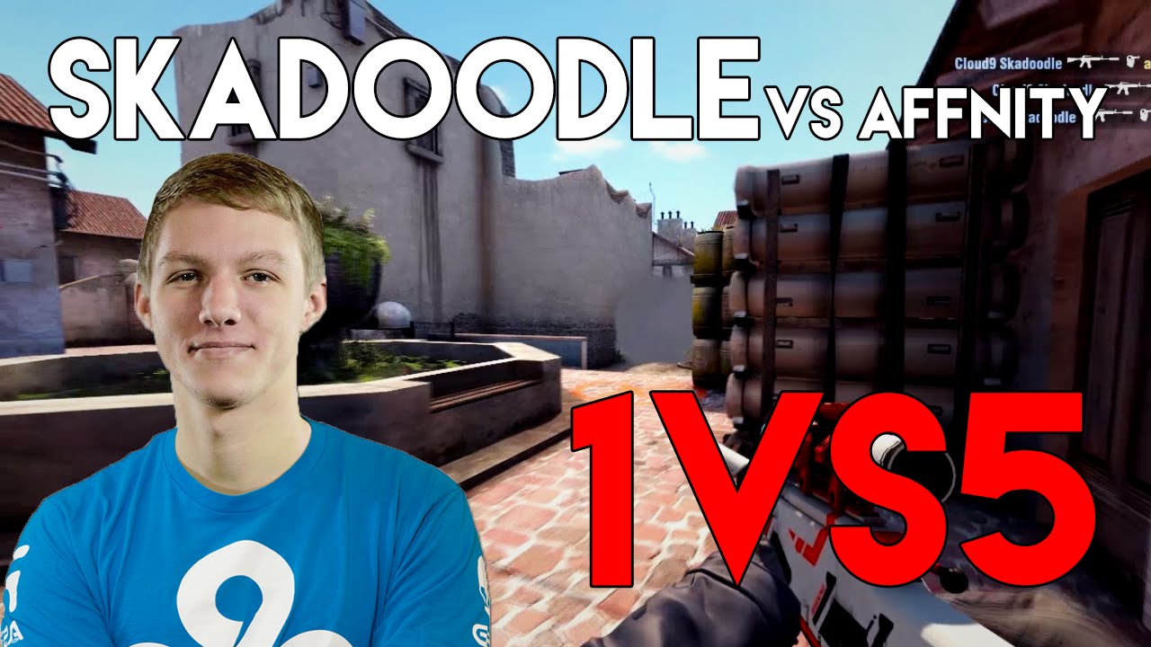 Skadoodle vs. affNity - 1vs5 clutch @ CEVO Professional Season 7