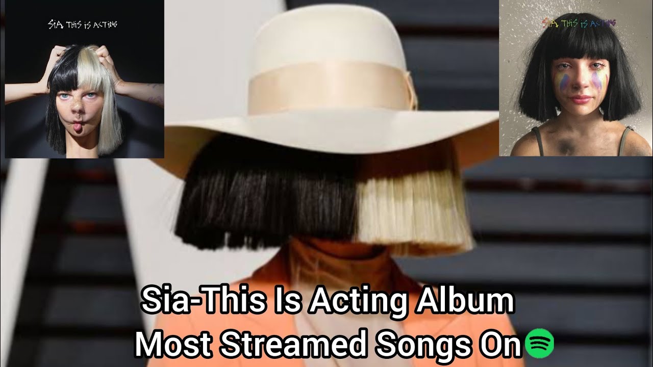 Sia-This Is Acting Album Most Streamed Songs On Spotify