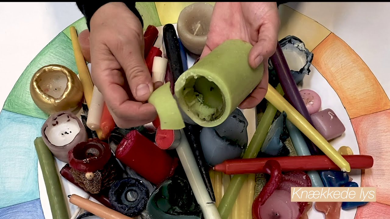 Online workshop: Støb dine egne stearinlys (video 1/4)