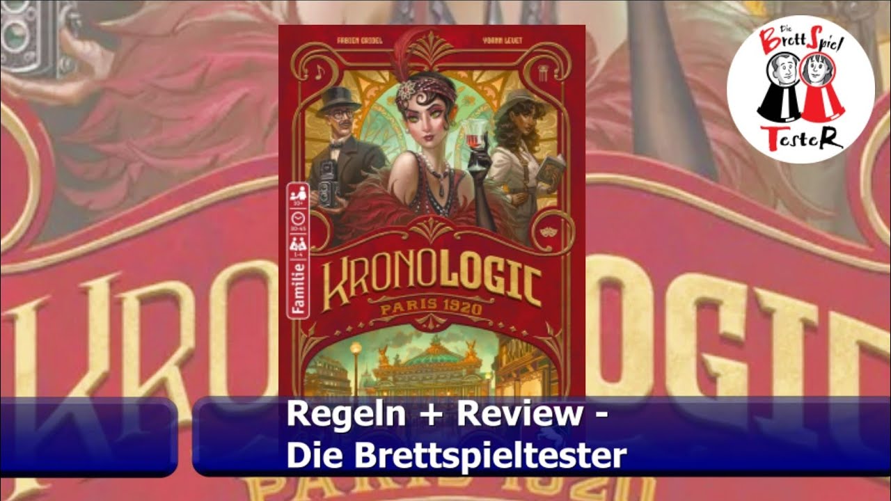 Kronologic Paris 1920 von Pegasus Spiele - Regeln + Review - Brettspiel - Die Brettspieltester