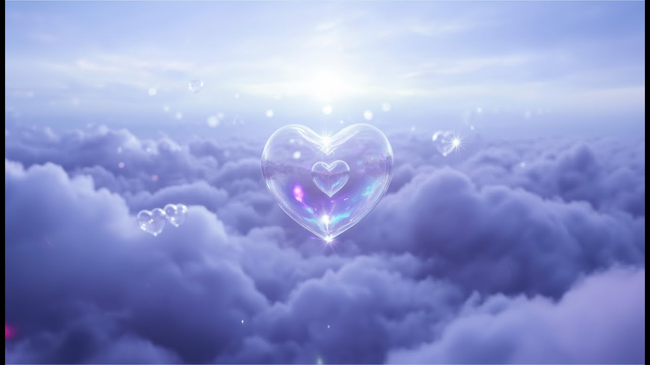 Transparent Heart Tunnel Effect Background Screen Video