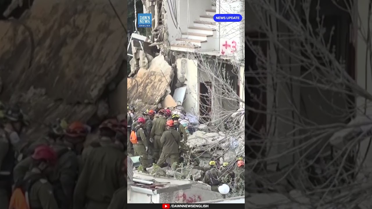 After Iran Strike, Rescuers Search Haifa Rubble | US-Israel War On Iran | Dawn News English