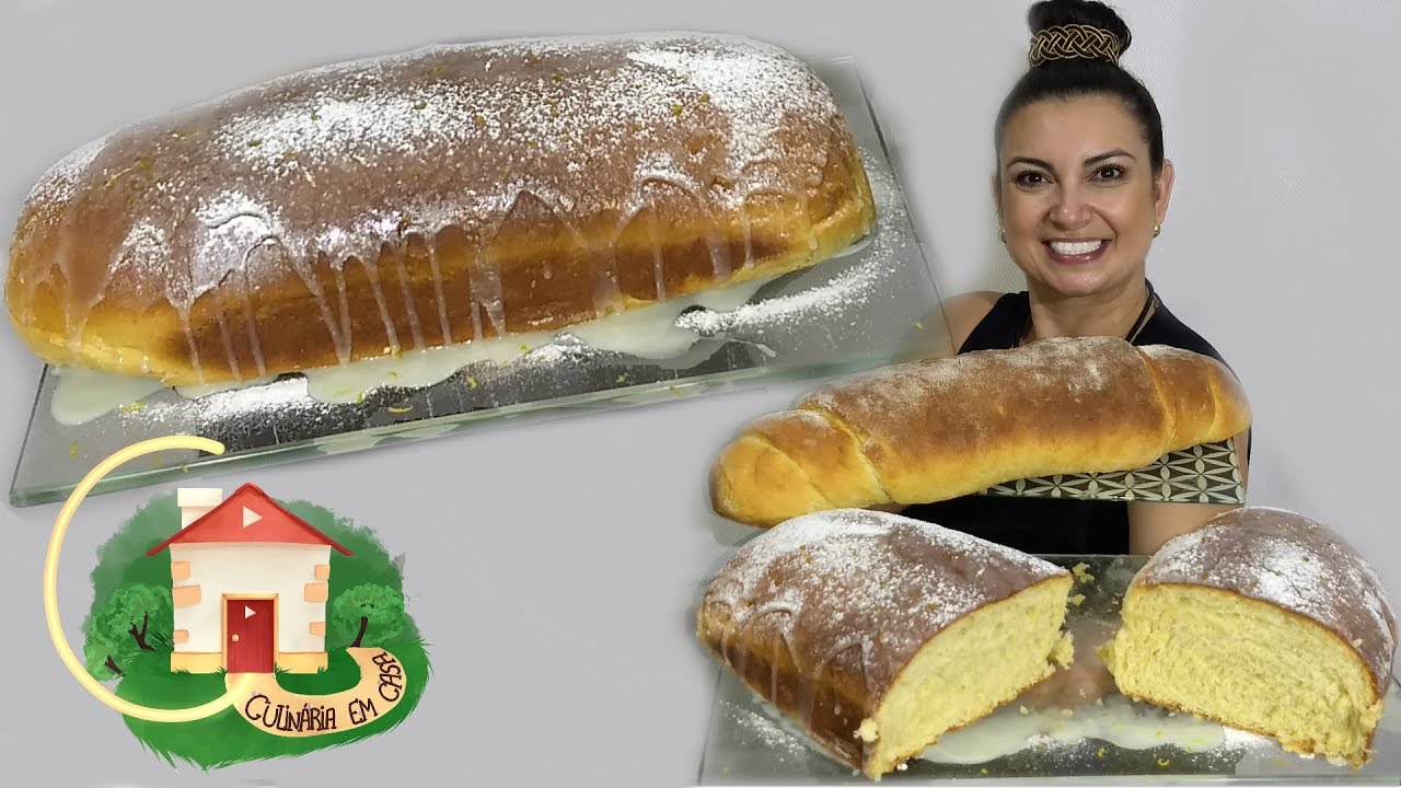 VEJA ISSO VOCÊ NUNCA COMEU NADA IGUAL PÃO DE LARANJA - Culinária em Casa