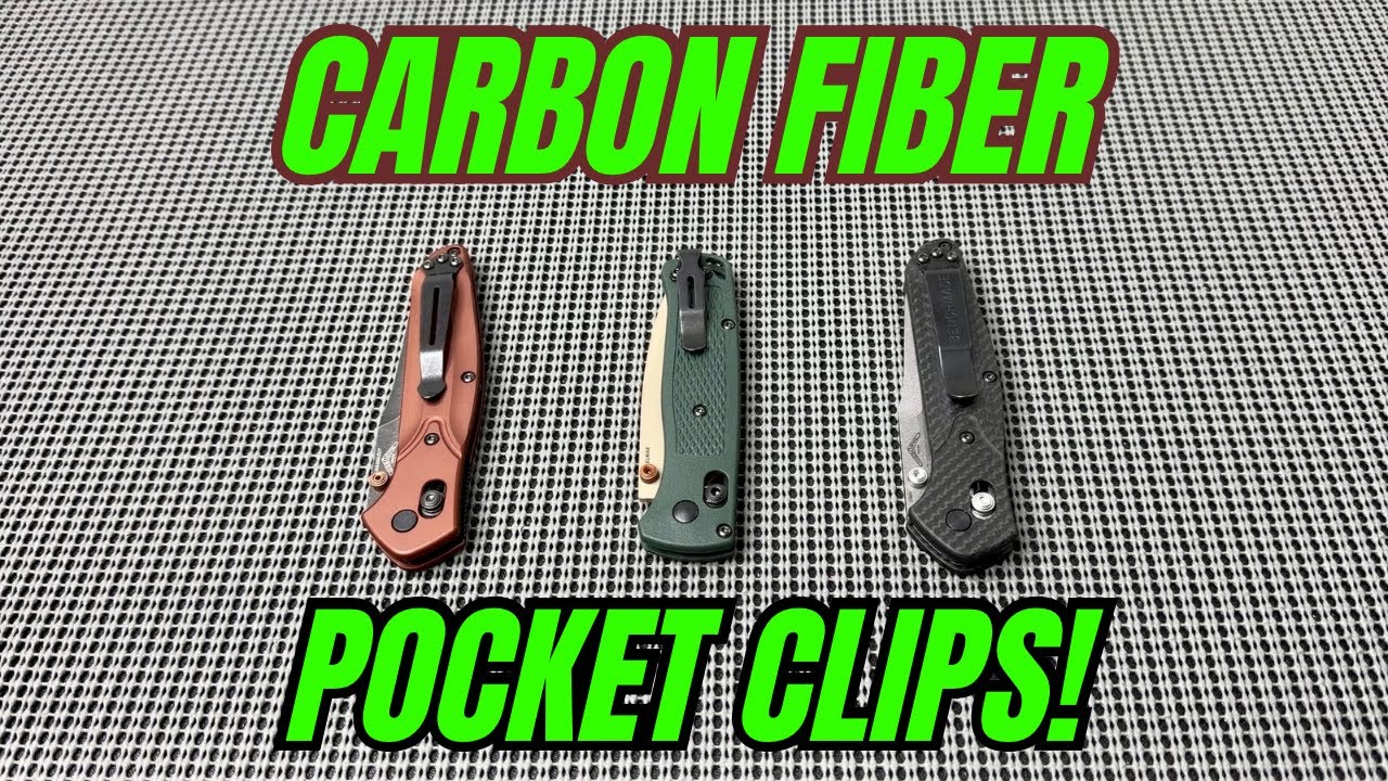 A New Carbon Fiber Benchmade Pocket Clip?
