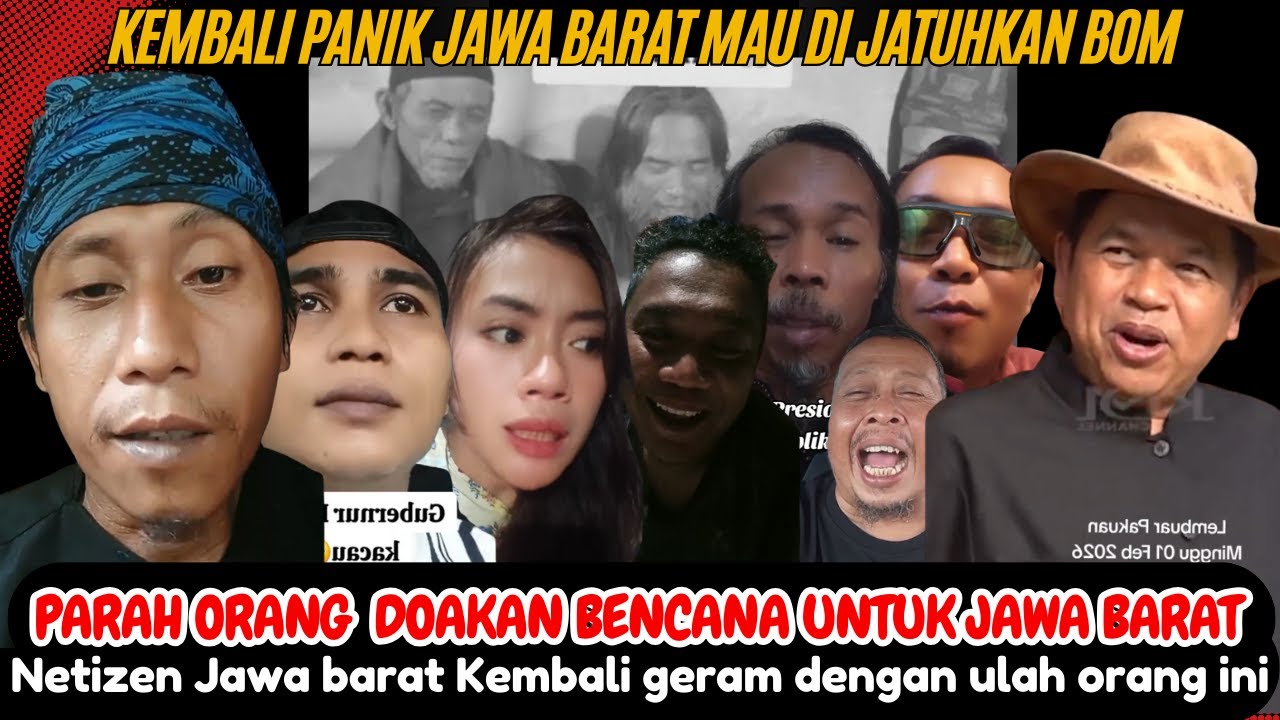 🔴PARAH ORANG INI MAU B0M  DAN DOAKAN BENCANA UNTUK JAWA BARAT ‼️ NETIZEN LAGSUNG PANIK