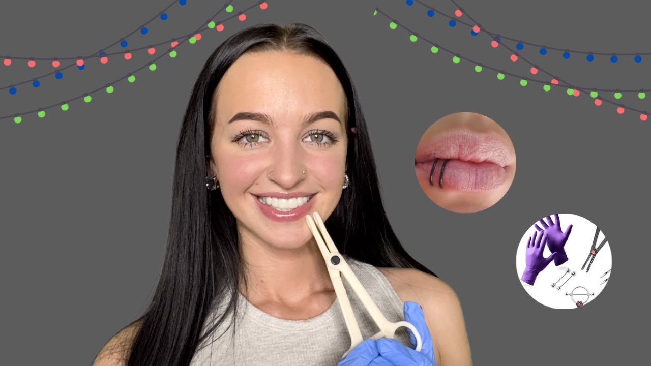 [ASMR] Piercing You At The Fair | Double Lip Piercing
