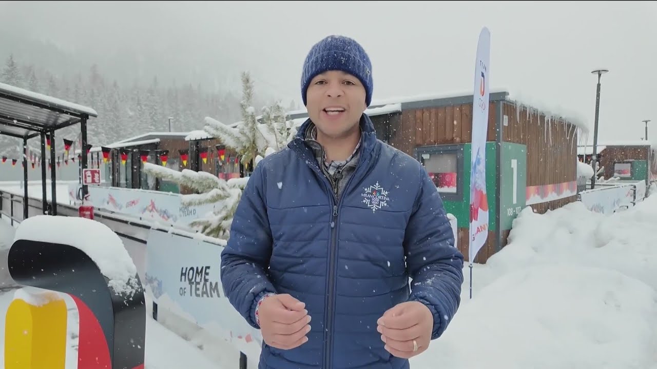 What do the Winter Olympians do in their downtime?