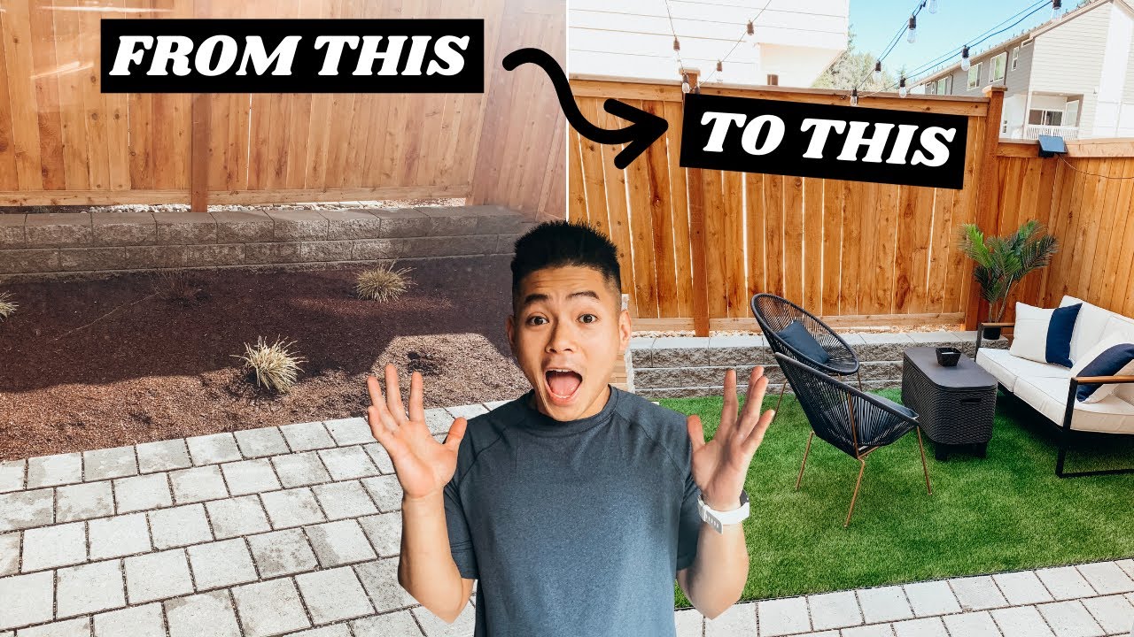 DIY TURF BACKYARD MAKEOVER | A LOOK NGUYENSIDE OUR HOME 🏡