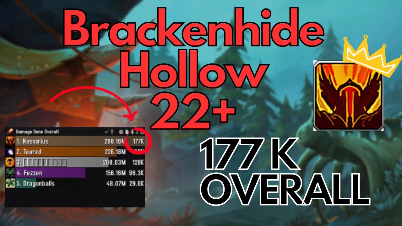 177K Overall Brackenhide Hollow 22+ || Fury Warrior Broken S2 Dragonflight!