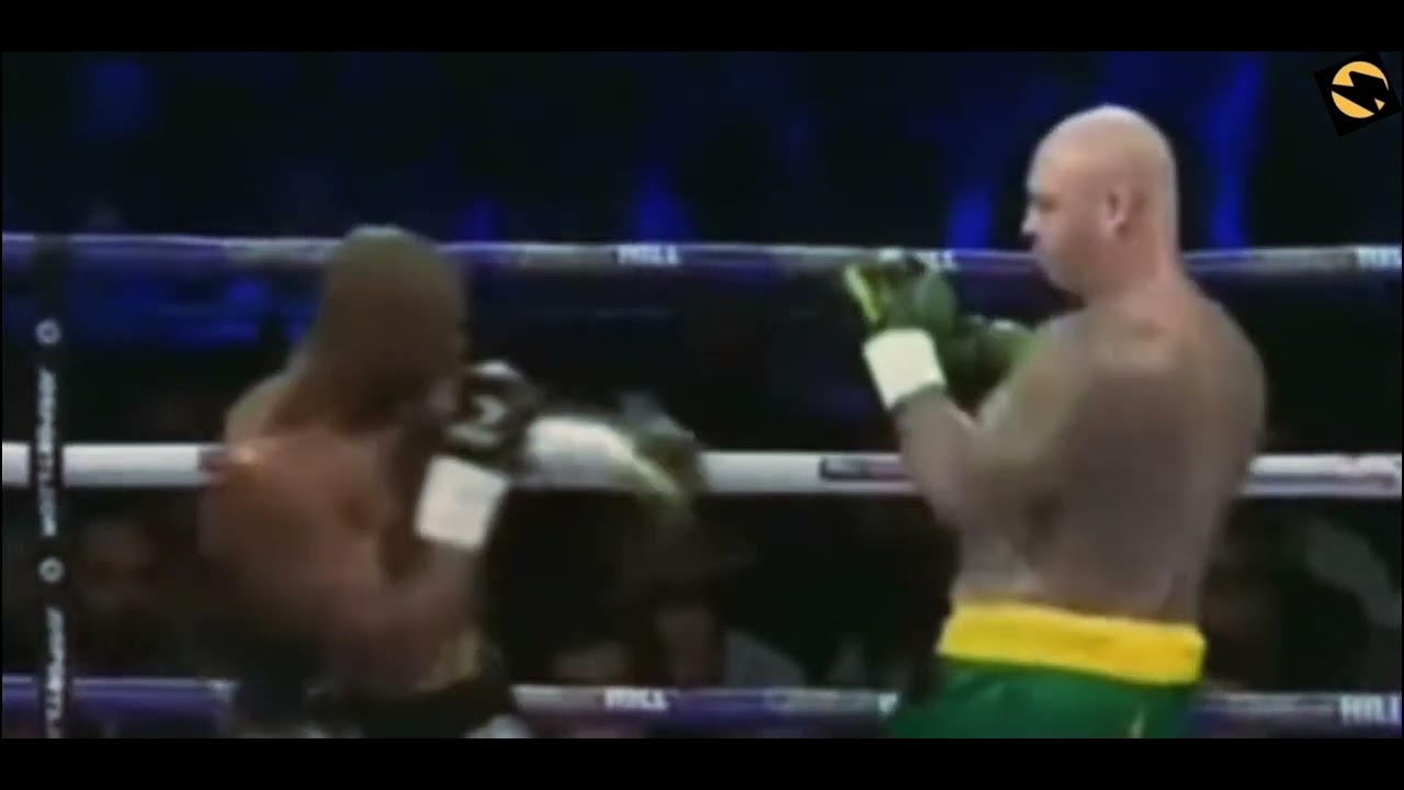 On this day: Dillian Whyte disrespect Lucas Browne with a Brutal Jab to the face | Replay in Slow Mo