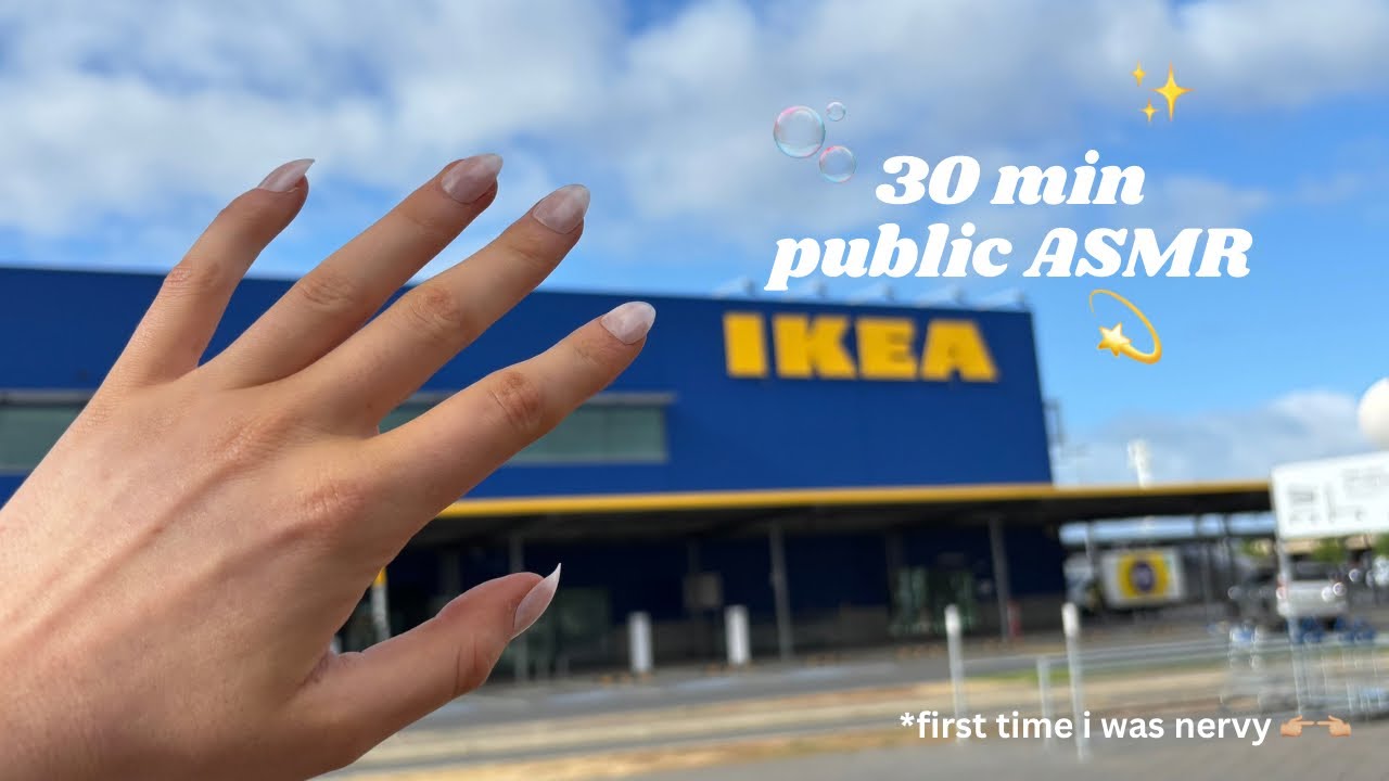 First Time Trying Public ASMR in IKEA! 🫧✨🤍