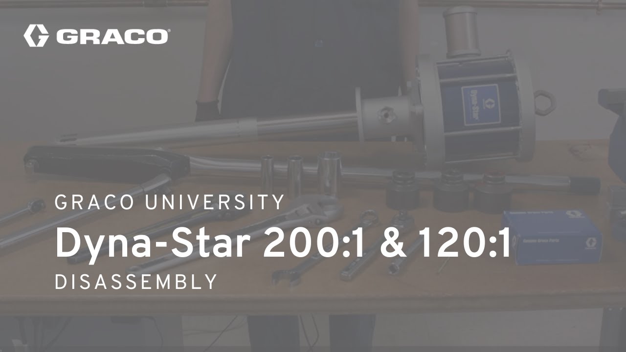 Dyna-Star 200:1 & 120:1 Air Powered Grease Pumps - Disassembly