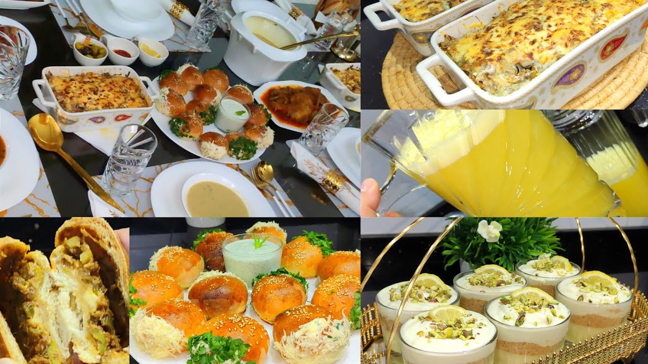 مسكينة بكاتني ،وصفات اليوم السادس من رمضان،ڨراتا البسباس مع حريرة البسباس وحلينا بالقارص  طاولة 6