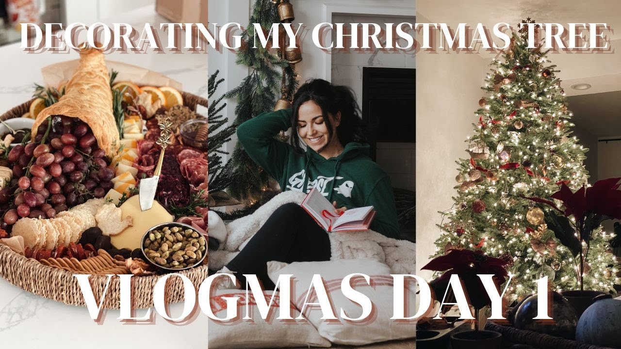 Christmas Decorate With Me! Cozy Christmas Decor | Vlogmas 2022 Day 1