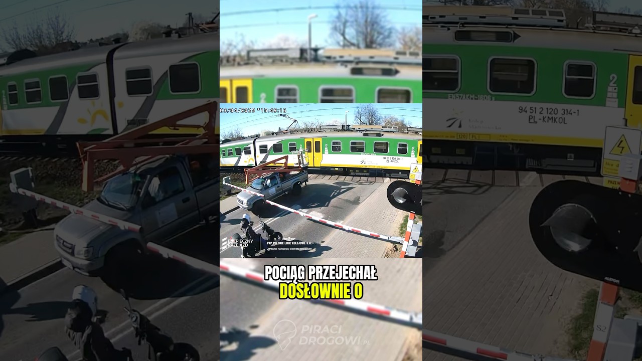 🚧&rdquo;Kolejny mistrz kierownicy bez wyobraźni na przejeździe kolejowo-drogowym&rdquo; - napisali PKP PLK S.A.