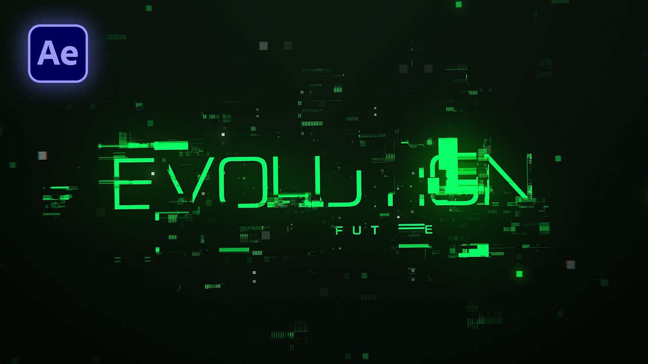 ⚡ADVANCED Glitch Text Animation Techniques in After Effects