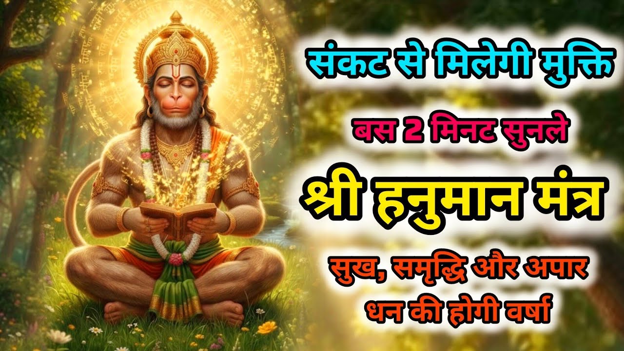 संकट से मिलेगी मुक्ति : हनुमान मंत्र | Hanuman ji ka mantra | Hanuman Mantra | Bajrangbali Mantra