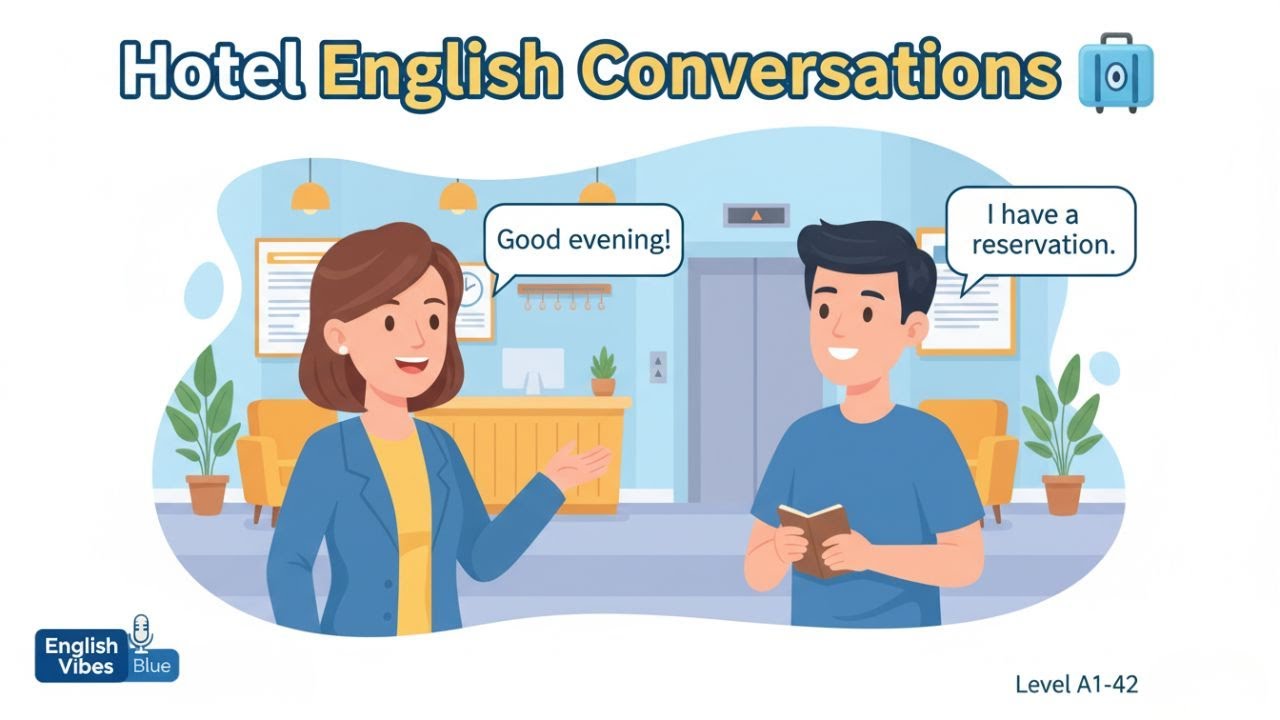 English for Travel -   English at the Hotel    |  Checking In and Out