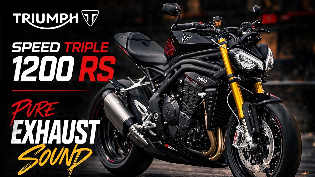 Triumph Speed Triple 1200 RS | Pure Triple Engine Sound & Brutal Acceleration