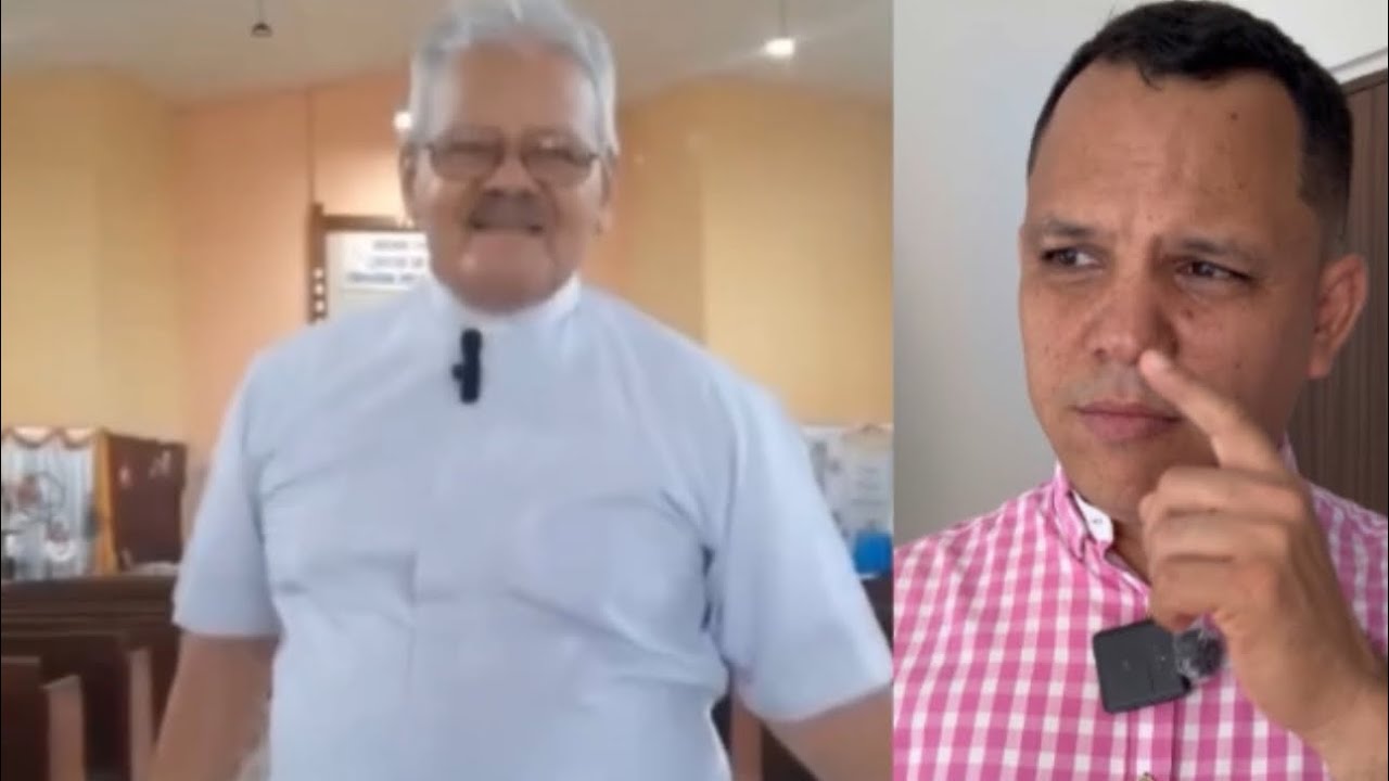 ▶️EL CURA coqueto&hellip; mire como un cura cat&oacute;lico promociona su evento