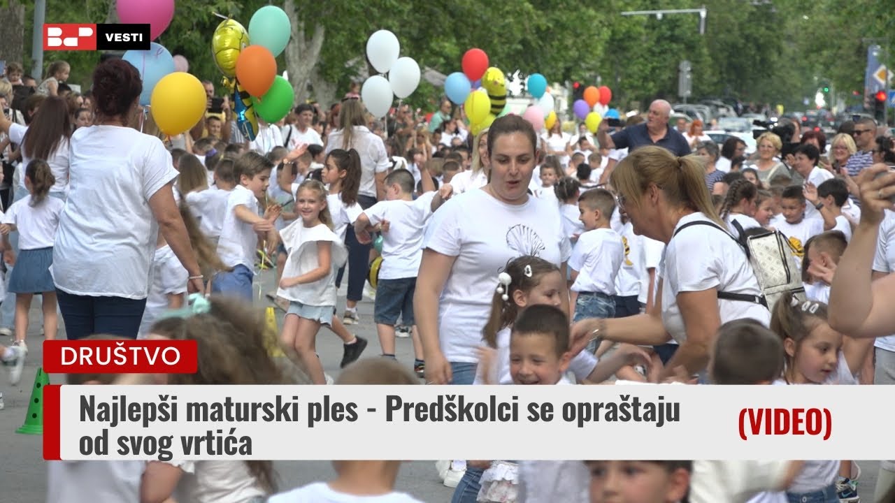 Najlep&scaron;i maturski ples - Pred&scaron;kolci se opra&scaron;taju od svog vrtića