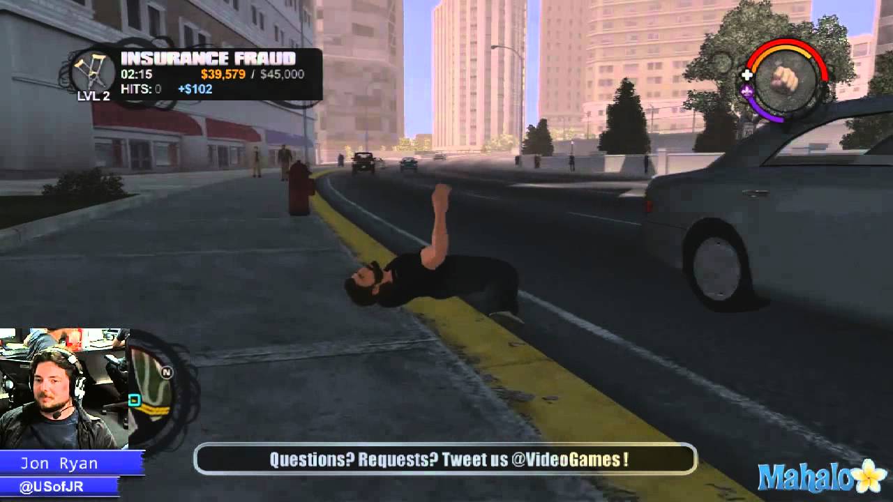 Saint's Row Walkthrough - Respect: Insurance Fraud Shenanigans