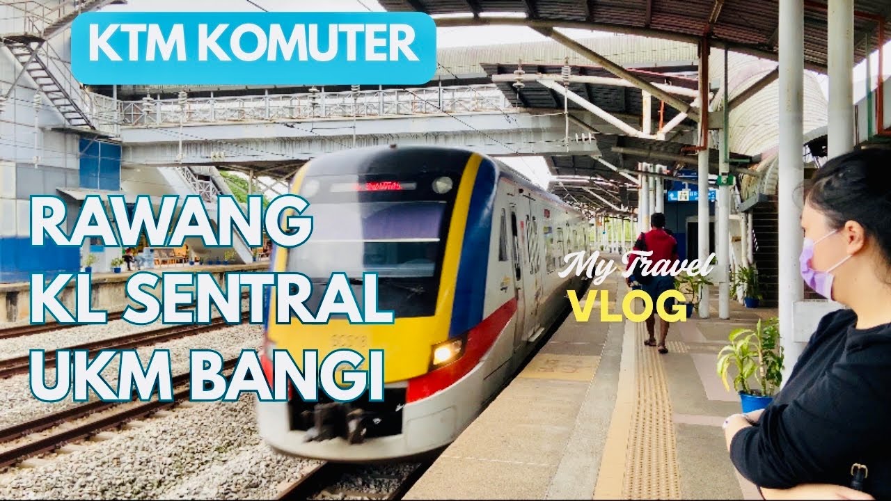 Komuter ride Rawang to KL Sentral to UKM Bangi • Shopping & waiting at KL Sentral • train vlog