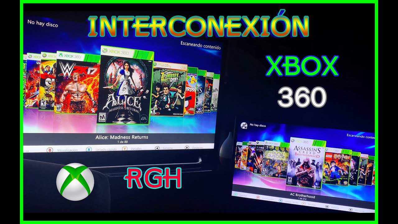 ✅ Interconexi&oacute;n Xbox 360 RGH en Firmware 2.0.17559.0