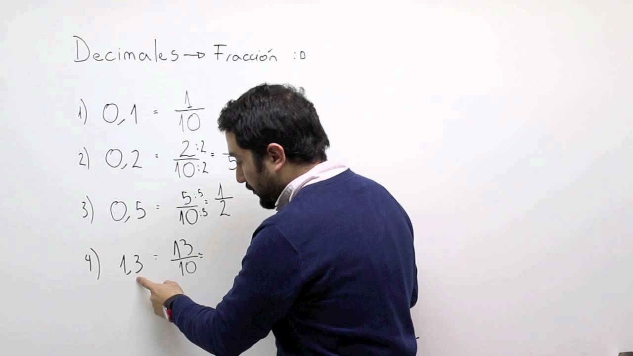 Decimal finito a fracción