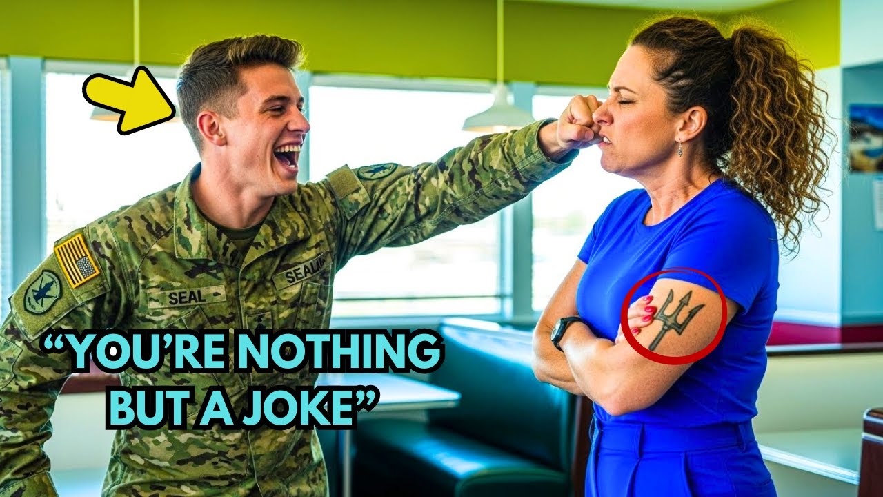 A Rookie Punched a Navy SEAL in a Diner—Unaware She Carried the Trident Tattoo