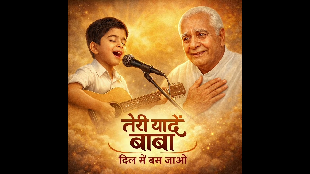 तेरी यादों में बाबा दिल भीग  जाता है  – heart-touching  Spiritual Song#meditationmusic #bksong 