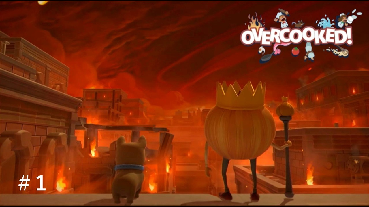 国王お下がりください！火が通ってしまいます！！【OVERCOOKED!】#1