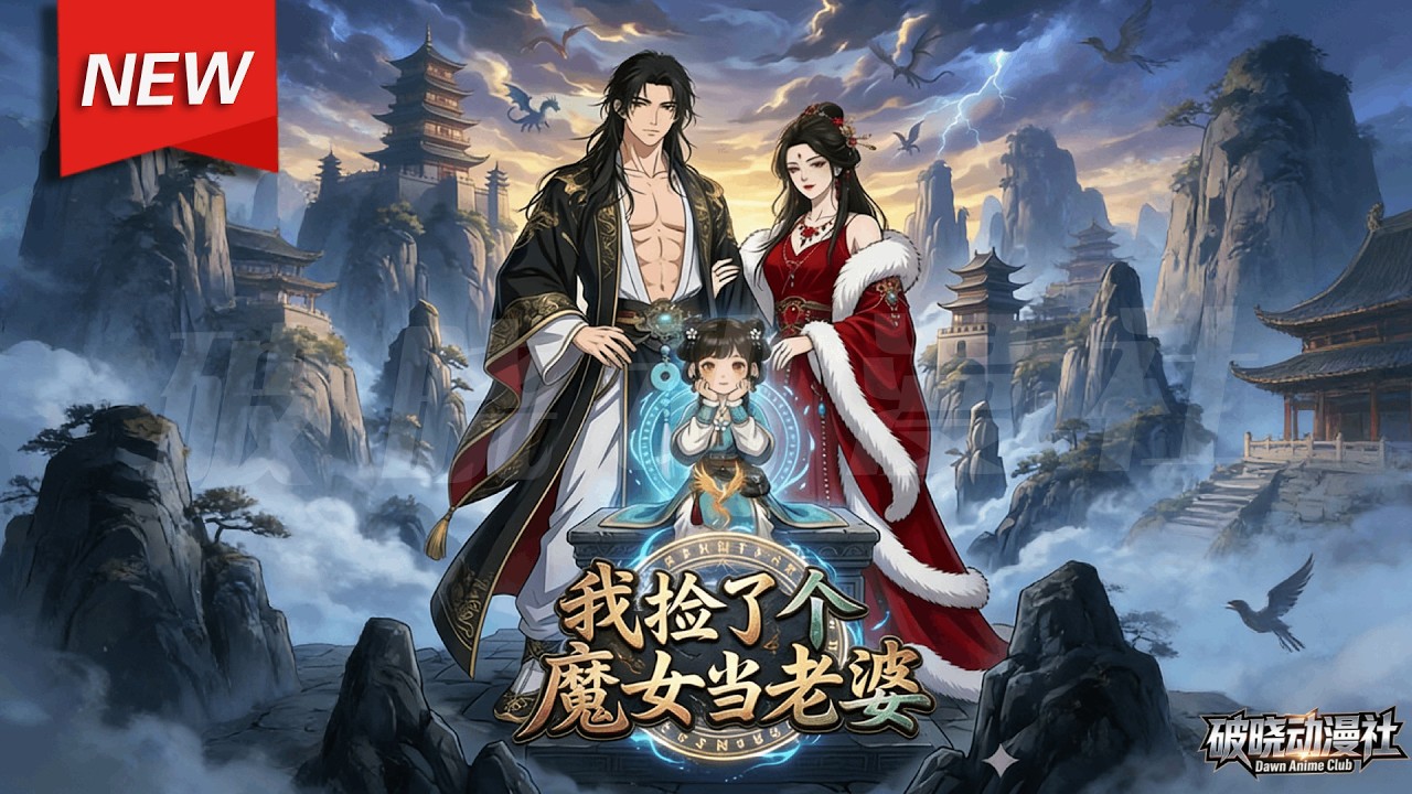 MULTISUB📢新番上线《我捡了个魔女当老婆》第1~64集丨神剑宗主剑无涯愁于徒孙难求，逼众弟子生子皆遭拒，老六竟出主意给被魔族妖女采补的大师兄凌沧澜装纯阳龙珠！#破晓动漫社
