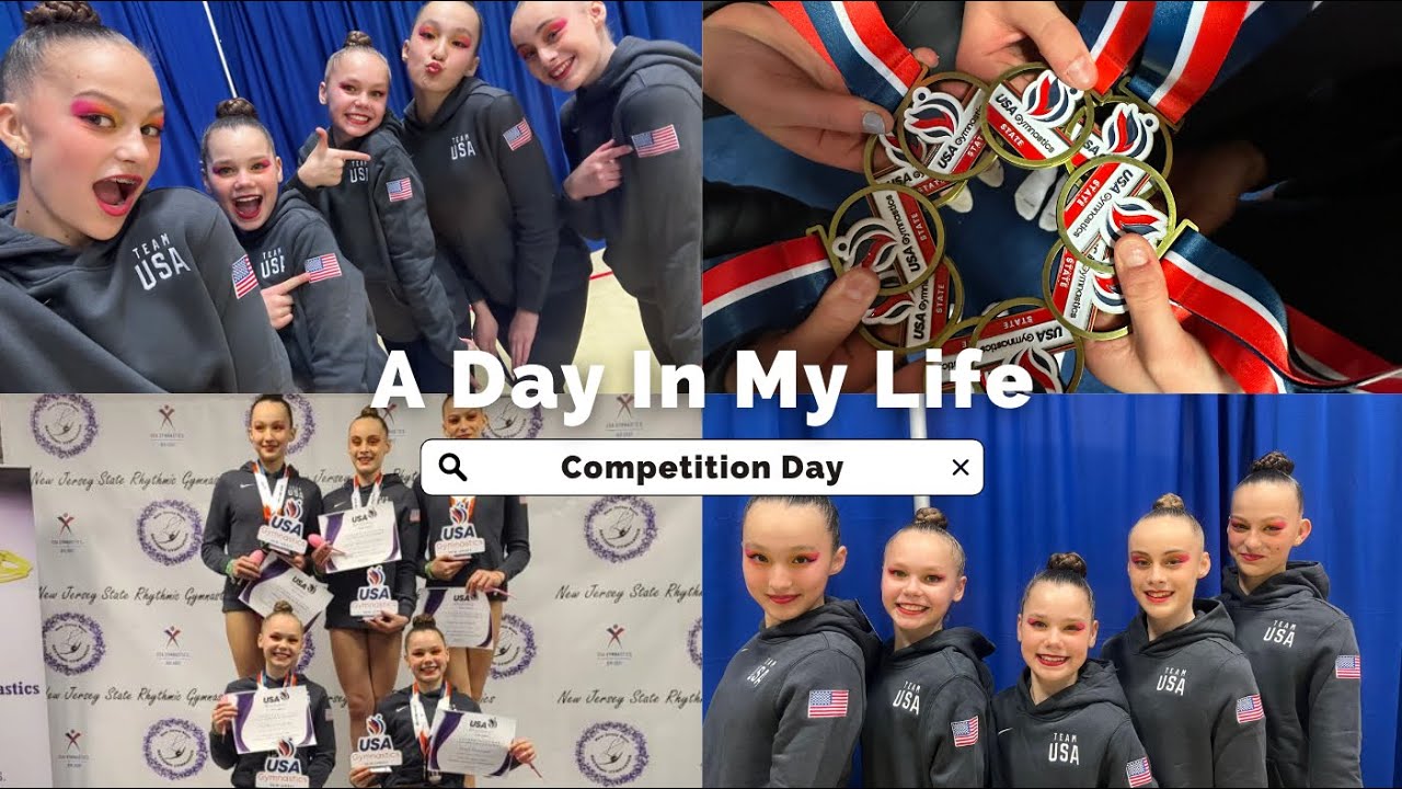 Day in my life + get ready with me for competition ❤️