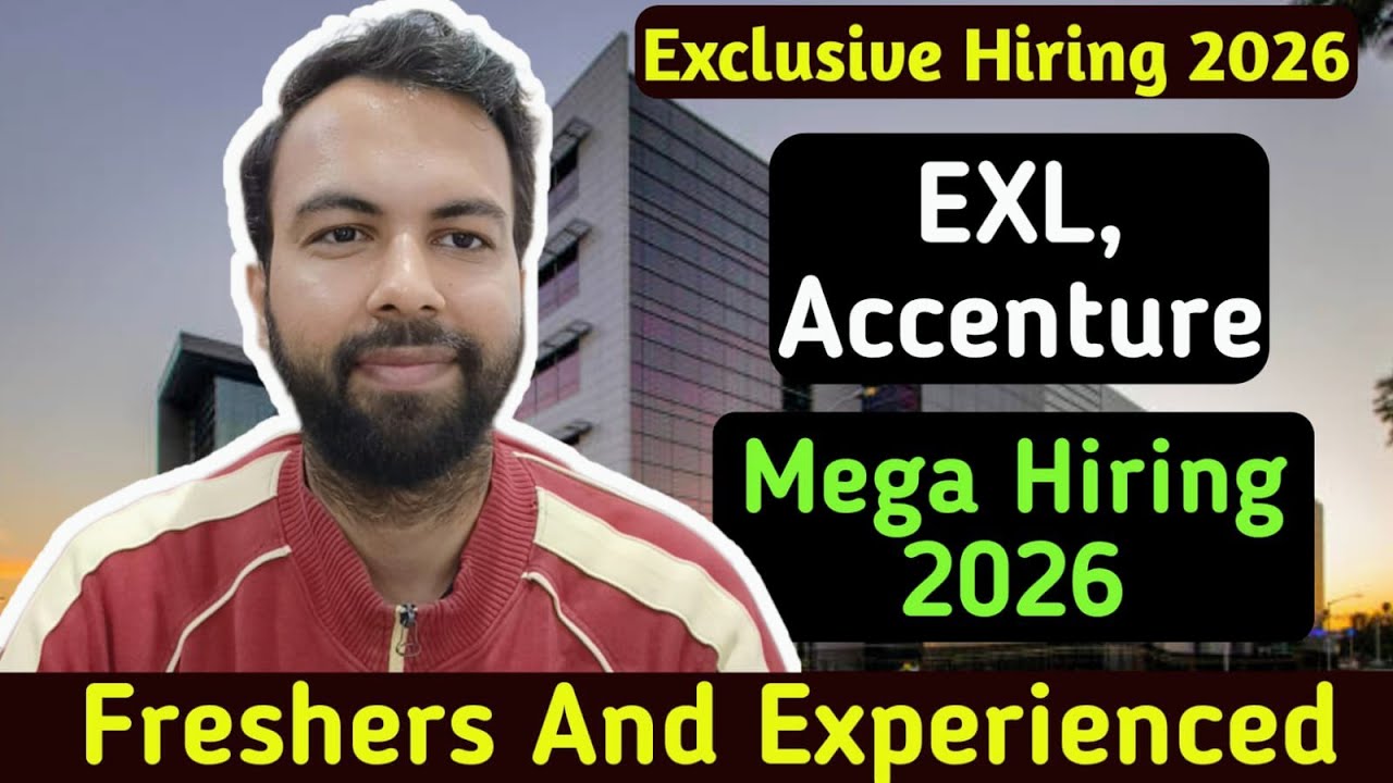 Accenture Mega Walkin Drive 2026 | EXL Hiring 2026 | Freshers Jobs 2026 | Neeraj Bhatia Vlogs