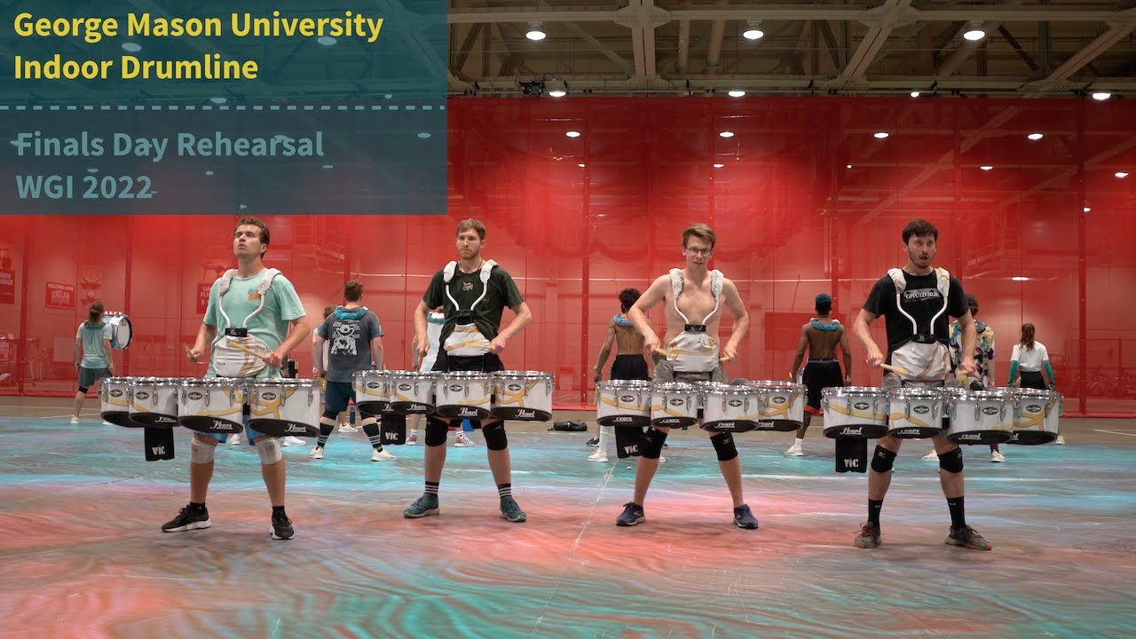 George Mason University Indoor Drumline 2022 || Finals Day Rehearsal