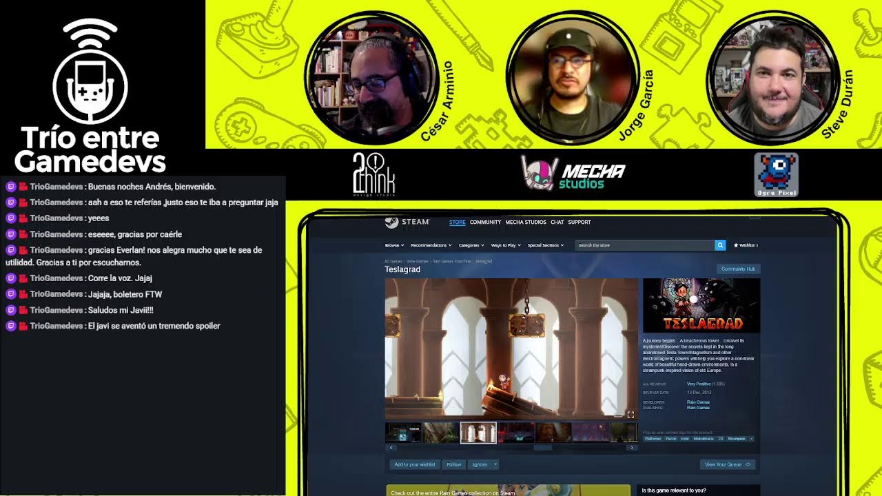 Trío entre Gamedevs #006 - Inspiración