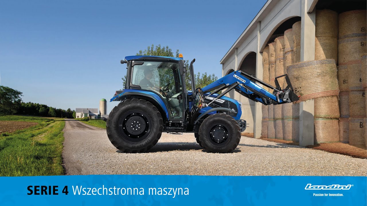 Landini Serie 4 - Wszechstronna maszyna podczas pracy