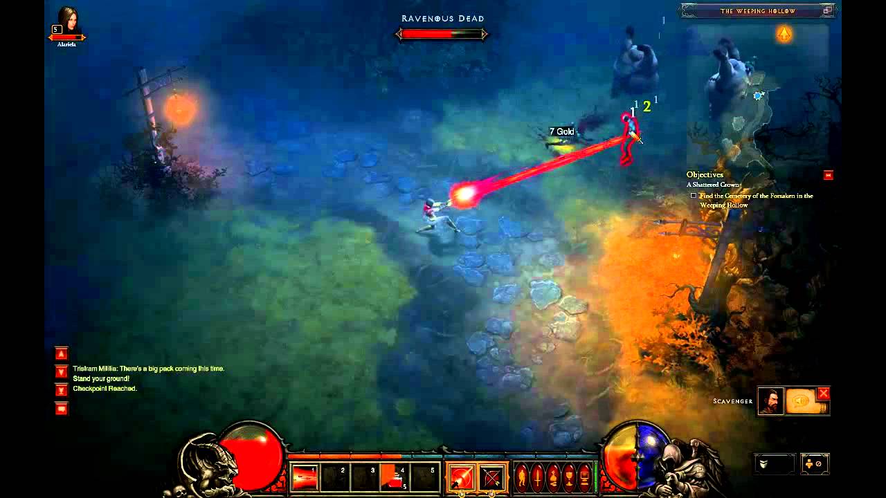 Diablo 3 Beta Patch 5 - Demon Hunter Playthrough