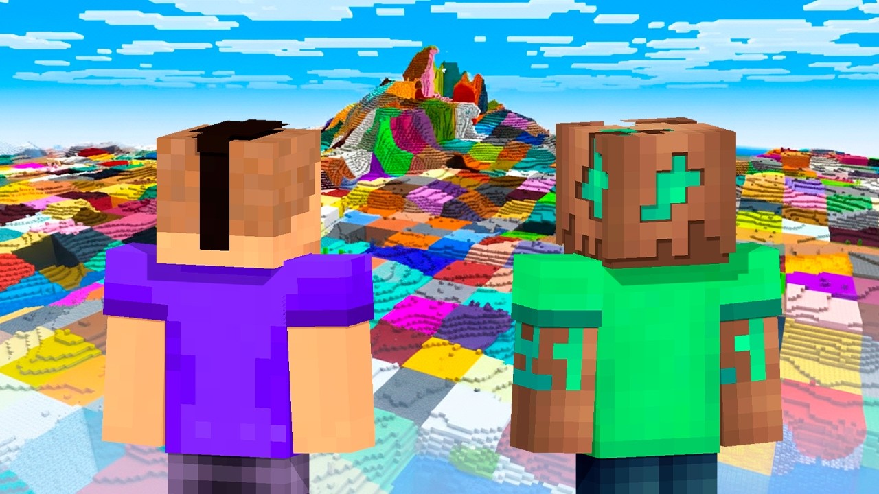 Minecraft, Pero Los CHUNKS Son Aleatorios en Minecraft!