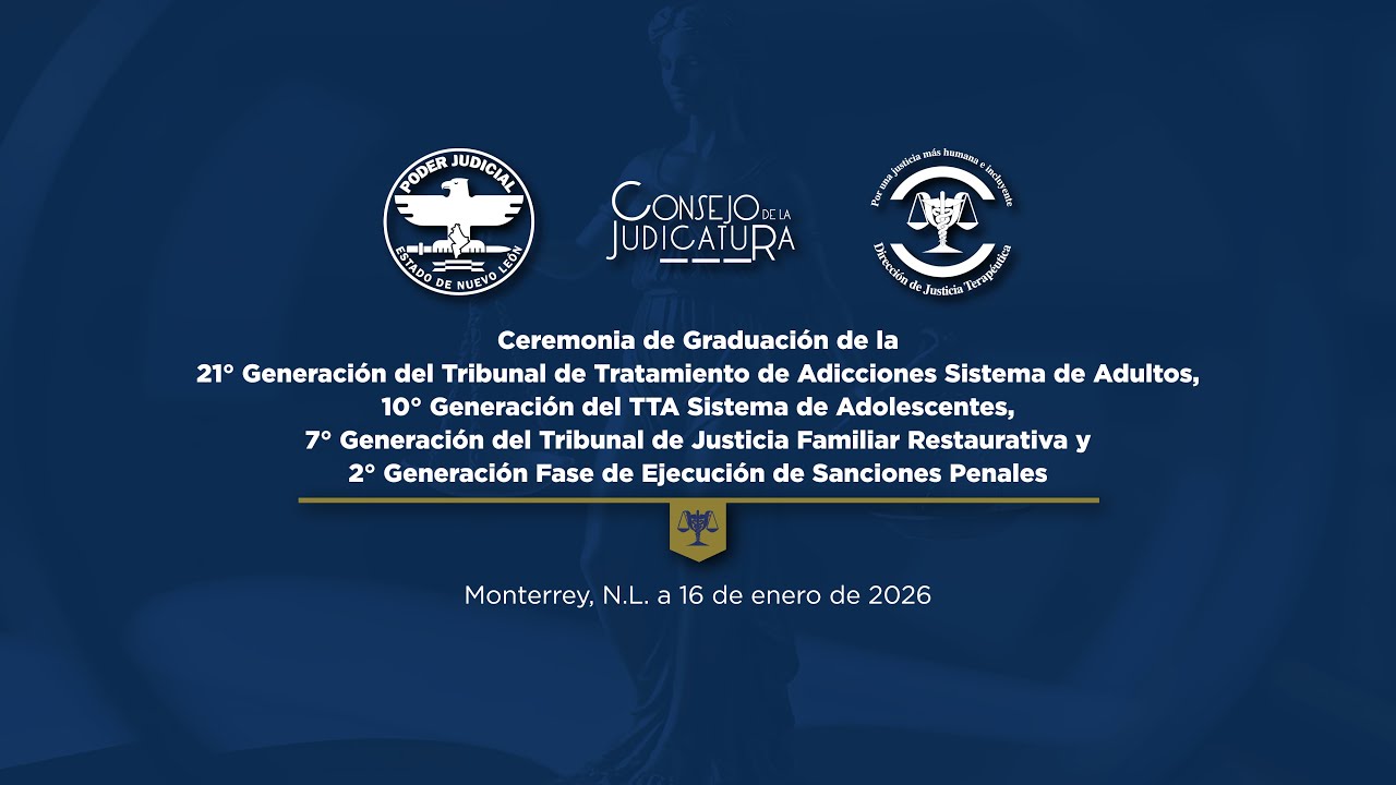 Graduaciones de los programas de justicia terapéutica