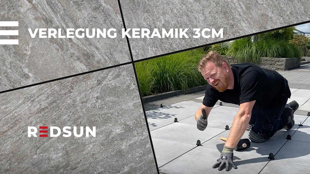 Verlegung von Keramik 3CM - bei REDSUN