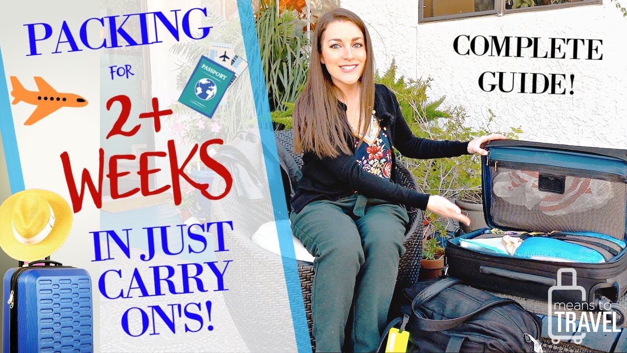 HOW TO PACK A CARRY ON + PERSONAL BAG FOR 2 WEEKS OR MORE  ◆ Pack With Me ◆  COMPLETE Packing Guide!
